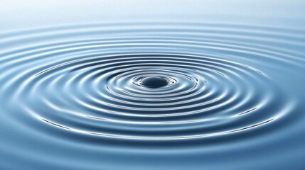 Abstract Water Ripples Concentric Circles Serenity