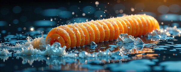 Fototapeta premium Desordenada tuber?a de agua con polvo y suciedad, polvo, ruina