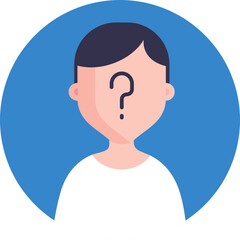 A minimalist silhouette with no facial or distinguishing features, signifying a person whose identity is currently unknown.