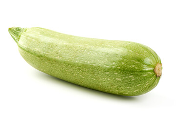 Fresh zucchini, isolated on white background.