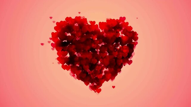 A vibrant vector illustration of a red heart symbolizing love and romance. Perfect for Valentine&rsquo;s Day themes, weddings, and romantic designs.