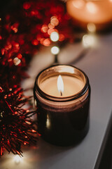 christmas candle light