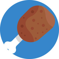 A piece of cured meat, symbolizing early human diets during the prehistoric era.