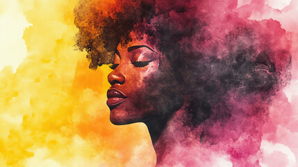 Vibrant depiction of African heritage in art: Black History Month