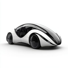 Futuristic sleek vehicle design with modern features