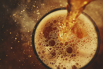 close up of a glass of coffee