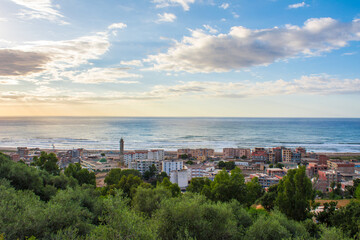 algeria, village, mediterranean sea, africa, north africa, algiers, aerial africa, algeria village, algerian, african village, algeria tourism, aerial, arab, road, arabic, jijel, morning, african.