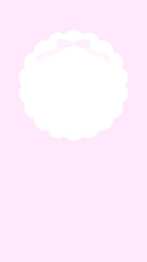 16:9 ピンクなシンプルガーリーリボン壁紙♪