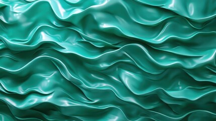 Obraz premium Dynamic underwater distortions nature abstract patterns vibrant teal aesthetic close-up view water artistry