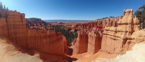 Bryce Canyon National Park view, scenic landscape, Utah