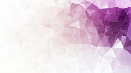 Fototapeta premium Abstract Purple White Low Poly Geometric Background