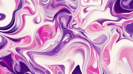 Stunning Abstract Purple Pink Fluid Art Design. A mesmerizing display of color blending, perfect for modern art enthusiasts and abstract art lovers.  A truly unique piece.