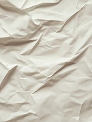 Obraz premium A textured background featuring crumpled white paper, creating an organic and natural feel that adds depth and character, ideal for creative design projects and branding.