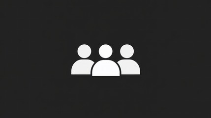 Team, group, meeting, digital, background, collaboration, website, icon, dark, simple