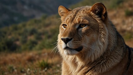 Obraz premium portrait of a lion