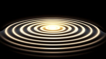 Fototapeta premium Abstract Golden Ripples Water Surface Background