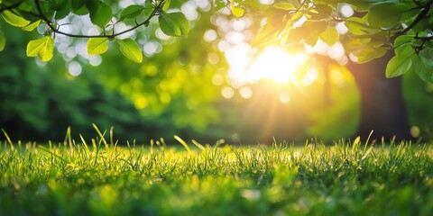 Obraz premium Sunlight pierces through leaves, showcasing the beauty of nature in bloom.