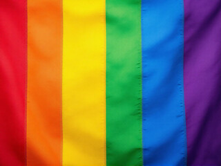 Fototapeta premium Colorful LGBTQ pride flag with diverse stripes.