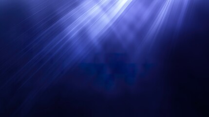 Dark Blue and Purple Gradient Background with Light Rays