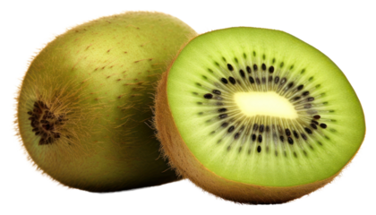 PNG Half of kiwi fruit plant food.