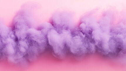 Abstract Purple Smoke Clouds Pink Background Dreamy Pastel Texture