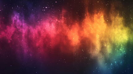 Naklejka premium High-Resolution Colorful Abstract Wave with Glowing Effect Vibrant Warm and Cool Colors