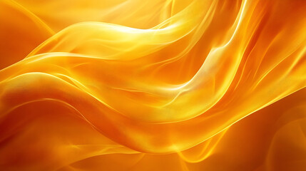 Obraz premium Golden Fabric Drapes and Swirls Elegant Luxurious Texture with Smooth Flowing Design