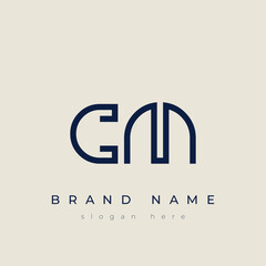 Obraz premium C and M logo design. CM abstract Letters Logo Monogram. This logo design is the process of creating a visual symbol that represents a brand, company, or individual.