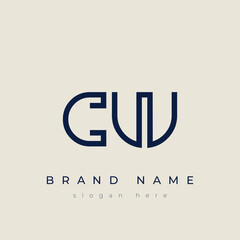 C and W logo design. CW abstract Letters Logo Monogram. This logo design is the process of creating a visual symbol that represents a brand, company, or individual.