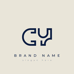 C and Y logo design. CY abstract Letters Logo Monogram. This logo design is the process of creating a visual symbol that represents a brand, company, or individual.