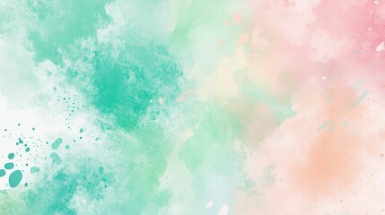 Fototapeta premium A Stunning Abstract Watercolor Painting with Delicate Pastel Colors