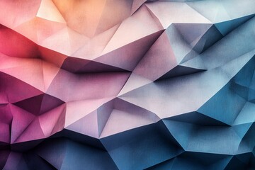Fototapeta premium Low poly triangular shapes creating an abstract background with a modern design