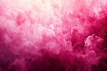 Soft, dreamy watercolor clouds in shades of pink and magenta create a beautiful and ethereal backdrop