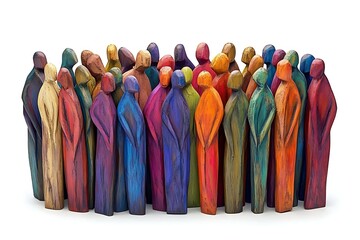 Colorful Elite Puzzle with Human Figures