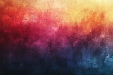 Fototapeta premium Abstract grunge background with a blend of warm and cool colors, creating a vibrant and textured design