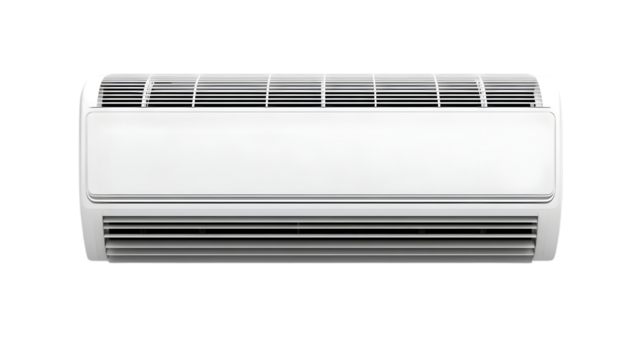 Modern White Wall Mounted Air Conditioner Unit  HVAC System  Cooling   Heating Equipment