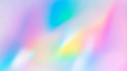 Fototapeta premium Pastel Rainbow Holographic Gradient Background