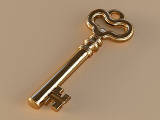 A golden key. AI.