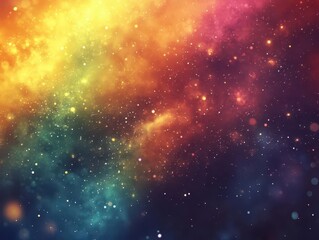 Obraz premium a vibrant new year's eve background filled with colorful fireworks bursting in the night sky, with ample space for text, conveying a sense of celebration and new beginnings