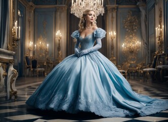 Fototapeta premium woman in a dress