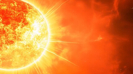 Fototapeta premium Stunning Visual of a Stellar Explosion, Capturing the Radiance of the Cosmos