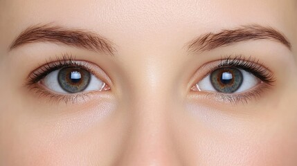 Fototapeta premium Captivating portrait of mesmerizing eyes studio setting close-up photography intimate atmosphere focused perspective eye beauty