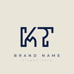 K and T logo design. KT abstract Letters Logo Monogram. This logo design is the process of creating a visual symbol that represents a brand, company, or individual.