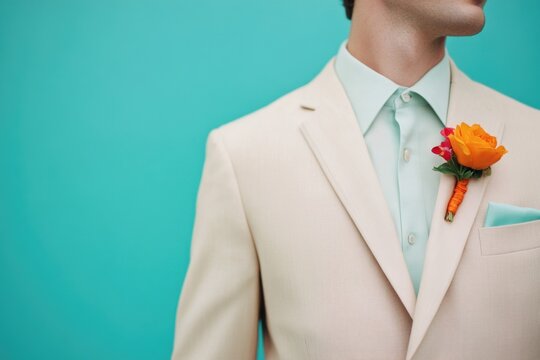 A person in a suit and tie, likely for professional or formal occasion