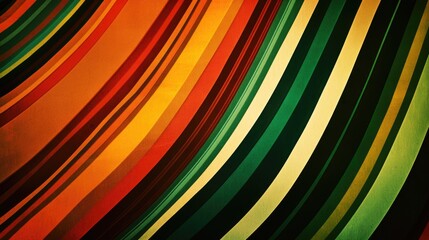 A colorful design featuring multicolored stripes on a black background, ideal for use in graphics and designs