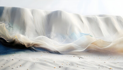 Obraz premium colorful sand waves background wallpaper