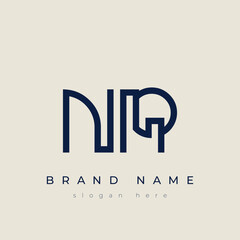 N and R logo design. NR abstract Letters Logo Monogram. This logo design is the process of creating a visual symbol that represents a brand, company, or individual.