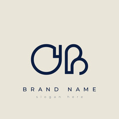 O and B logo design. OB abstract Letters Logo Monogram. This logo design is the process of creating a visual symbol that represents a brand, company, or individual.