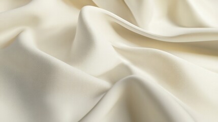 Obraz premium Creamy Fabric Texture: A Close-up Look at Exquisite Fabric Design