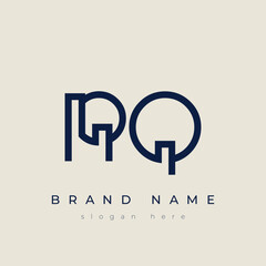 R and Q logo design. RQ abstract Letters Logo Monogram. This logo design is the process of creating a visual symbol that represents a brand, company, or individual.